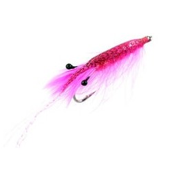 Vlahos Bahama Shrimp Pink S6 Fishing Fly, Saltwater Flies